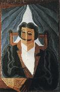 Juan Gris The Portrait of man oil painting on canvas